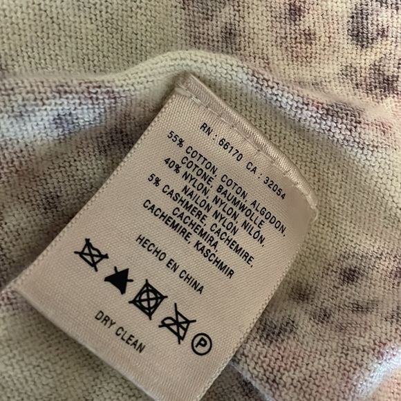 Guinevere Anthropologie cotton cashmere mix boho fringed cardigan duster - Picture 7 of 9